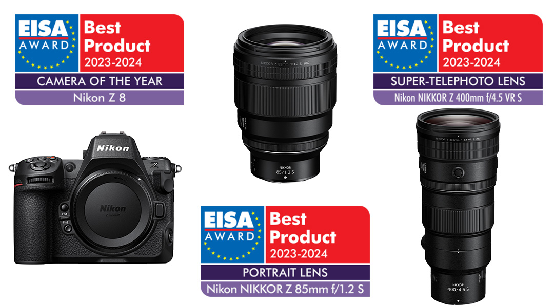 Nikon recibe tres premios EISA 2023-2024